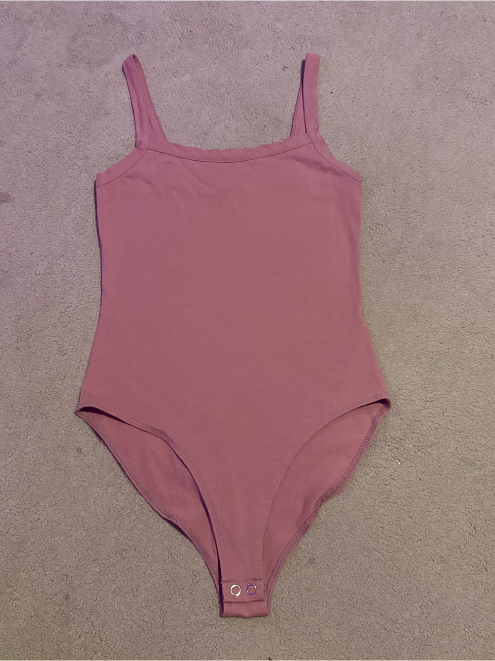 Forever 21 Mauve/Pink Kids Tank One-Piece Bodysuit